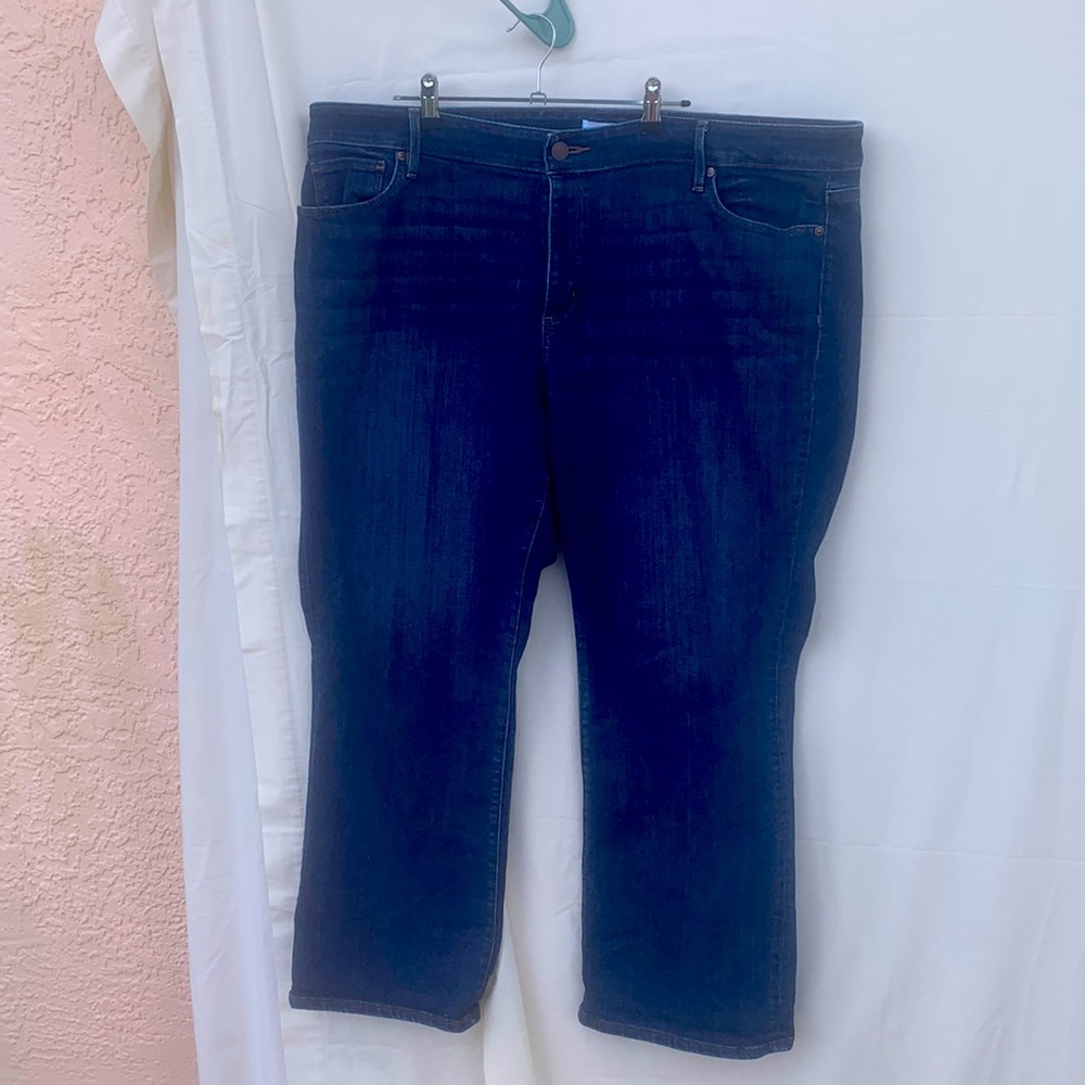 Loft plus  size 24 modern boot denim jeans